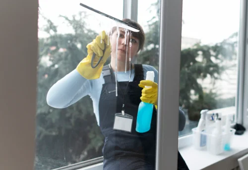Nettoyage de vitres intérieures et extérieures à la Chapelle-Vendômoise